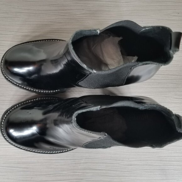 Jeffrey Campbell Cavalry Chelsea Boot, Black Leather, Women’s Size 9.5 M - Picture 10 of 12